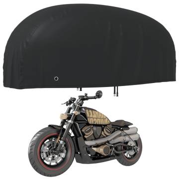 Motorcycle Cover Black 265x105x125 cm 210D Oxford