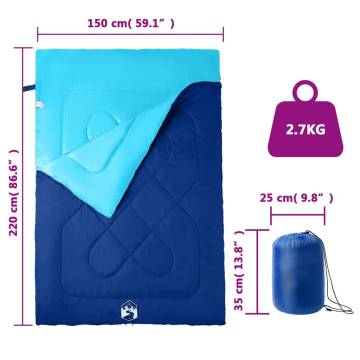 Double Sleeping Bag with Pillows for Adults Camping 3-4 Seasons