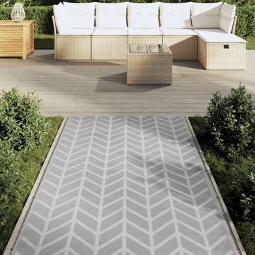 Outdoor Carpet Grey 120x180 cm PP