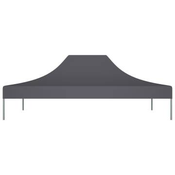 Party Tent Roof 4.5x3 m Anthracite 270 g/m²