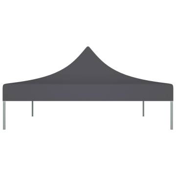 Party Tent Roof 4.5x3 m Anthracite 270 g/m²