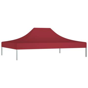 Party Tent Roof 4.5x3 m Burgundy 270 g/m²