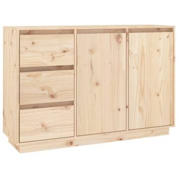 Sideboard 111x34x75 cm Solid Wood Pine