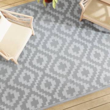 Outdoor Carpet Grey 190x290 cm PP