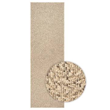 Rug ZIZUR 80x200 cm Jute Look Indoor and Outdoor