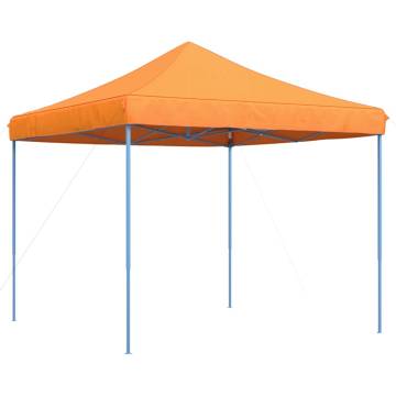 Foldable Party Tent Pop-Up Orange 292x292x315 cm