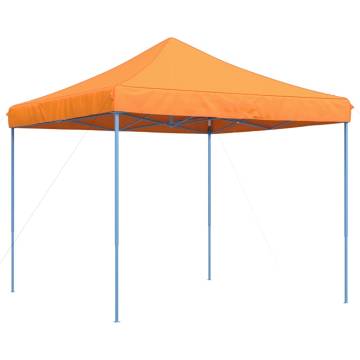 Foldable Party Tent Pop-Up Orange 292x292x315 cm