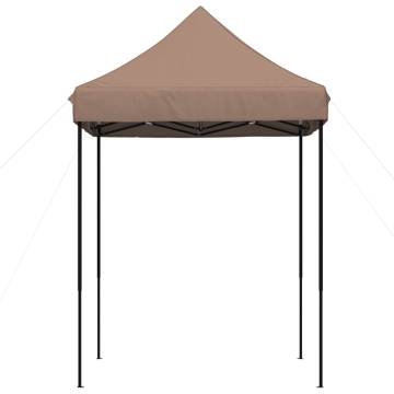 Foldable Party Tent Pop-Up Brown 200x200x306 cm