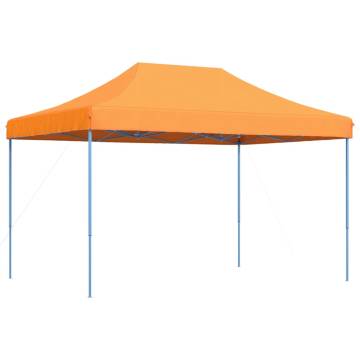 Foldable Party Tent Pop-Up Orange 410x279x315 cm