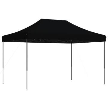 Foldable Party Tent Pop-Up Black 410x279x315 cm