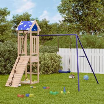 Outdoor Playset Solid Wood Pine