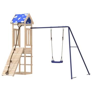 Outdoor Playset Solid Wood Pine