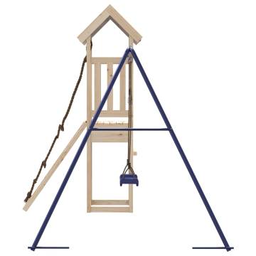 Outdoor Playset Solid Wood Pine