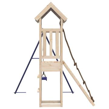 Outdoor Playset Solid Wood Pine