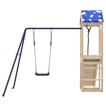 Outdoor Playset Solid Wood Pine