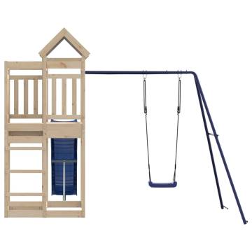 Outdoor Playset Solid Wood Pine