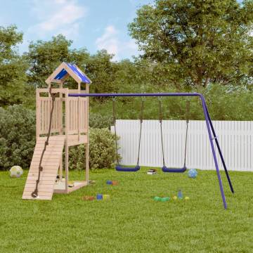 Outdoor Playset Solid Wood Pine