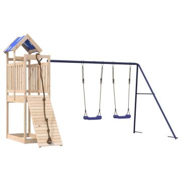 Outdoor Playset Solid Wood Pine