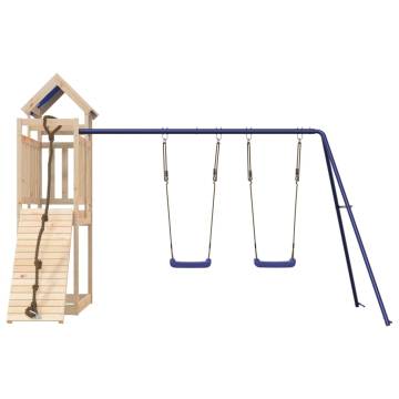 Outdoor Playset Solid Wood Pine