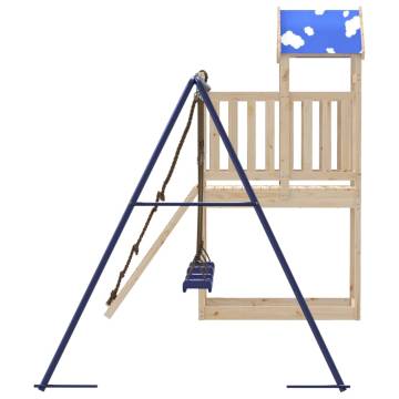 Outdoor Playset Solid Wood Pine