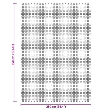 Camping Floor Mat Green 3.5x2.5 m