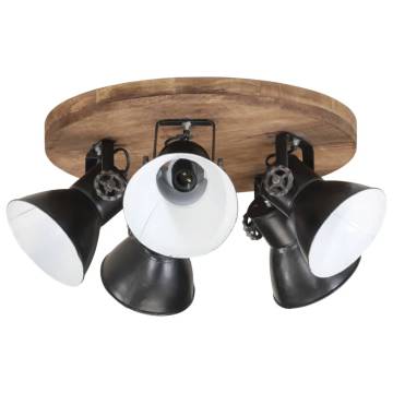 Ceiling Lamp 25 W Black 50x50x25 cm E27