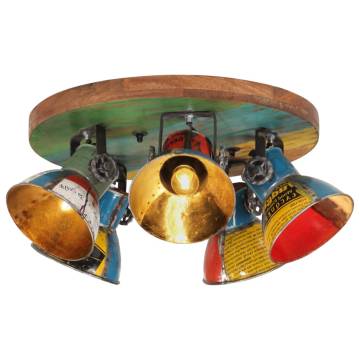 Ceiling Lamp 25 W Multicolour 50x50x25 cm E27