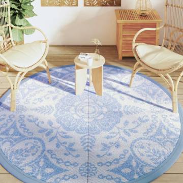 Outdoor Carpet Baby Blue Ø200 cm PP