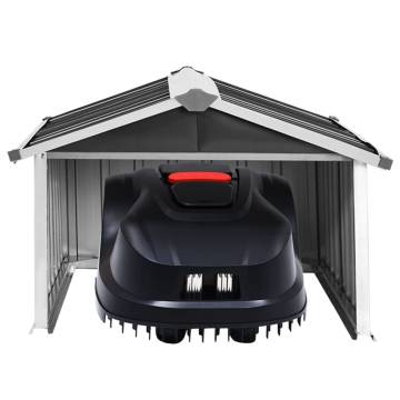 Garden Robot Lawnmower Shed 92x97x63 cm Galvanised Steel Anthracite