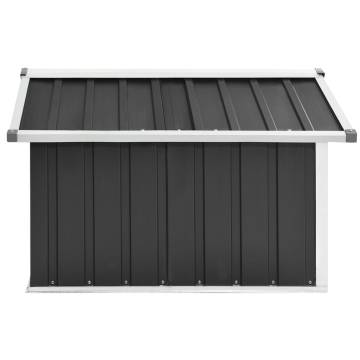 Garden Robot Lawnmower Shed 92x97x63 cm Galvanised Steel Anthracite