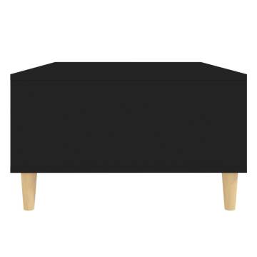 Coffee Table Black 103.5x60x35 cm Engineered Wood