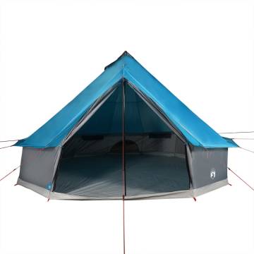 Family Tent Tipi 8-Person Blue Waterproof