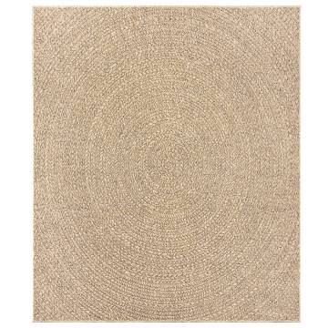 Rug ZIZUR 240x340 cm Jute Look Indoor and Outdoor