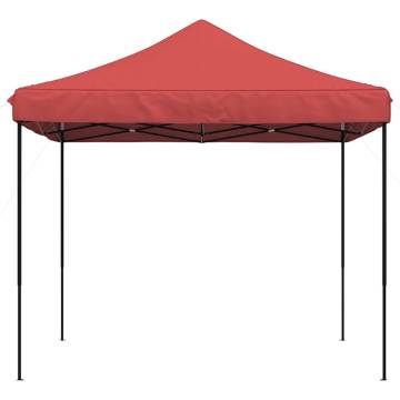 Foldable Party Tent Pop-Up Burgundy 292x292x315 cm