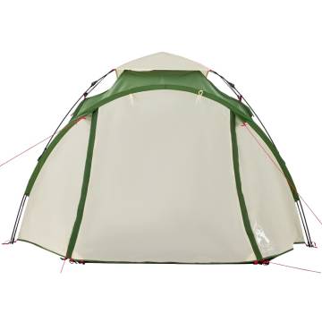 Camping Tent Dome 3-Person Green Quick Release