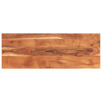 Table Top 140x50x3.8 cm Rectangular Solid Wood Acacia