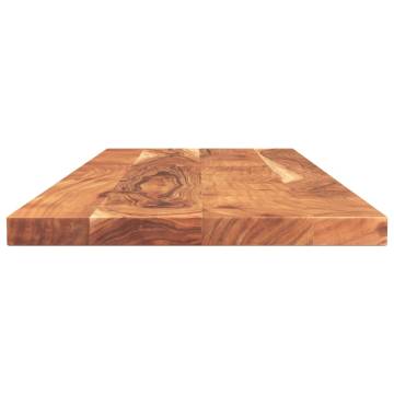 Table Top 140x50x3.8 cm Rectangular Solid Wood Acacia