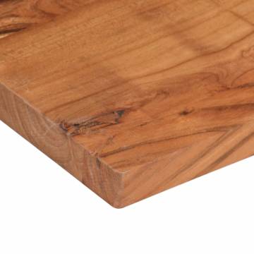 Table Top 140x50x3.8 cm Rectangular Solid Wood Acacia