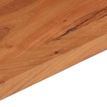 Table Top 140x50x3.8 cm Rectangular Solid Wood Acacia