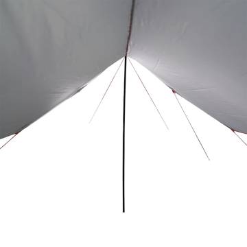 Camping Tarp Grey and Orange 460x305x210 cm Waterproof