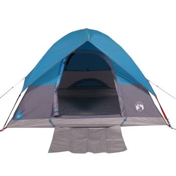 Camping Tent Dome 2-Person Blue Waterproof