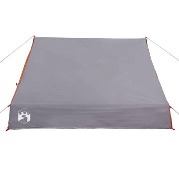 Camping Tent A-Frame 2-Person Grey and Orange Waterproof