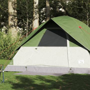 Family Tent Dome 6-Person Green Waterproof