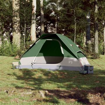 Family Tent Dome 6-Person Green Waterproof