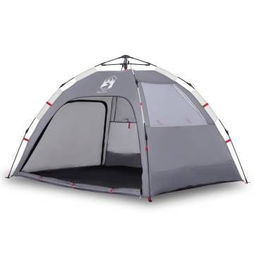 Beach Tent 2-Person Grey Quick Release Waterproof