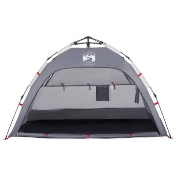 Beach Tent 2-Person Grey Quick Release Waterproof