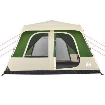 Family Tent Dome 10-Person Green Quick Release