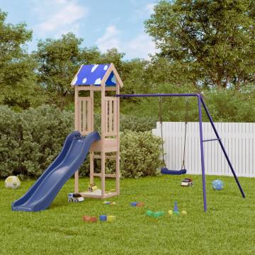 Outdoor Playset Solid Wood Pine