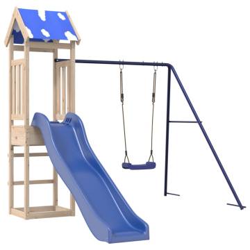 Outdoor Playset Solid Wood Pine