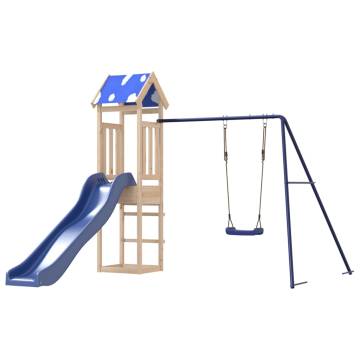 Outdoor Playset Solid Wood Pine